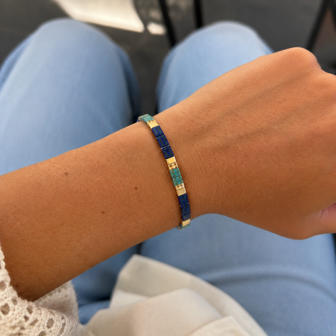 Aegean Tile-Perlenarmband