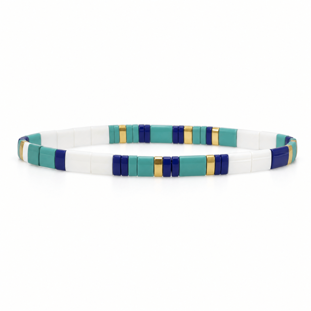 Aurora Tile-Perlenarmband