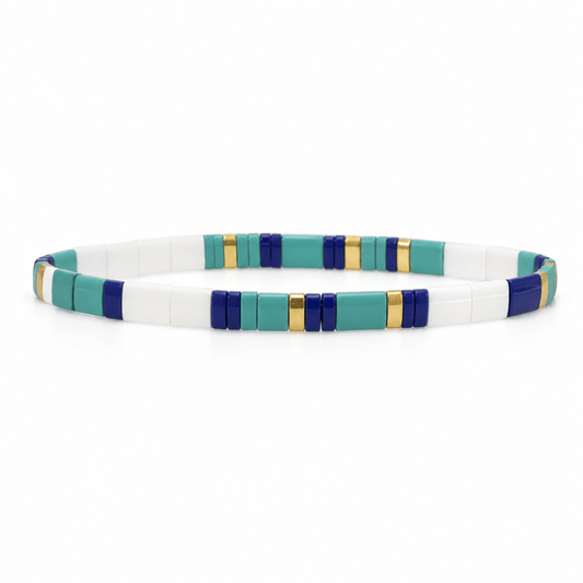 Aurora Tile-Perlenarmband