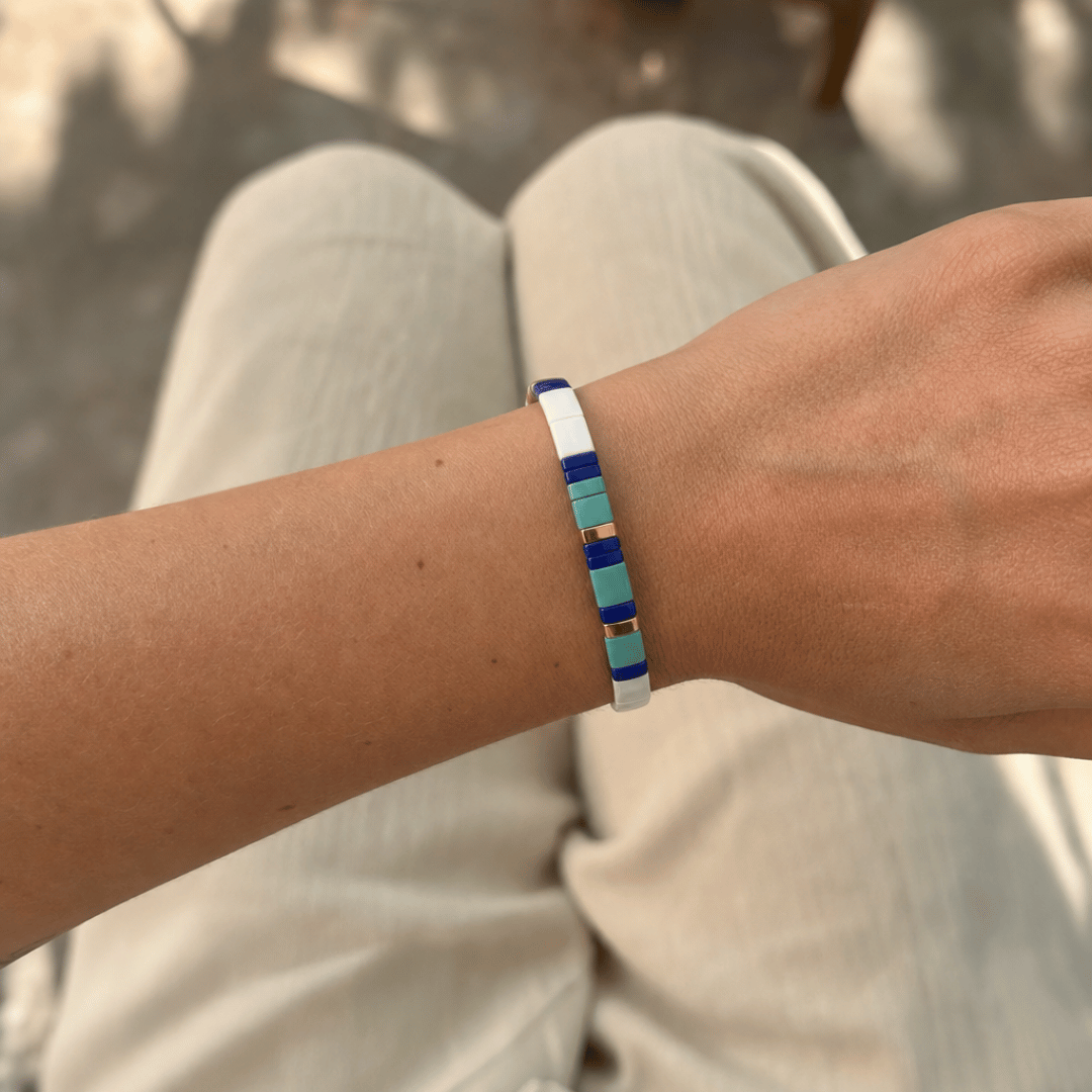 Aurora Tile-Perlenarmband