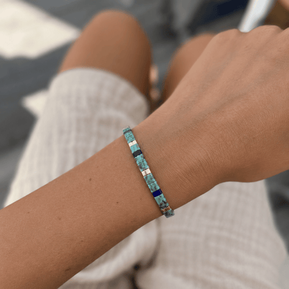Azura Tile-Perlenarmband