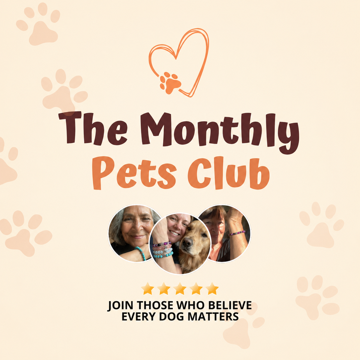 Der monatliche Rescue Pets Club