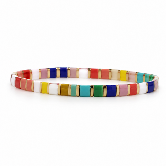 Fiesta Tile-Perlenarmband
