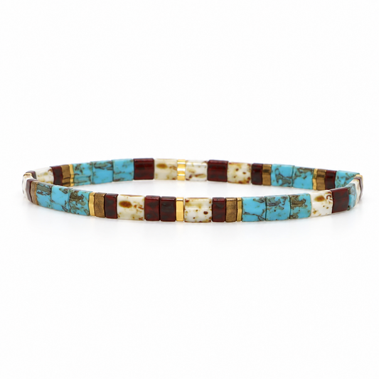 Oasis Tile-Perlenarmband