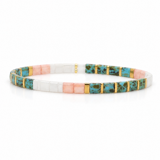Riviera Tile-Perlenarmband