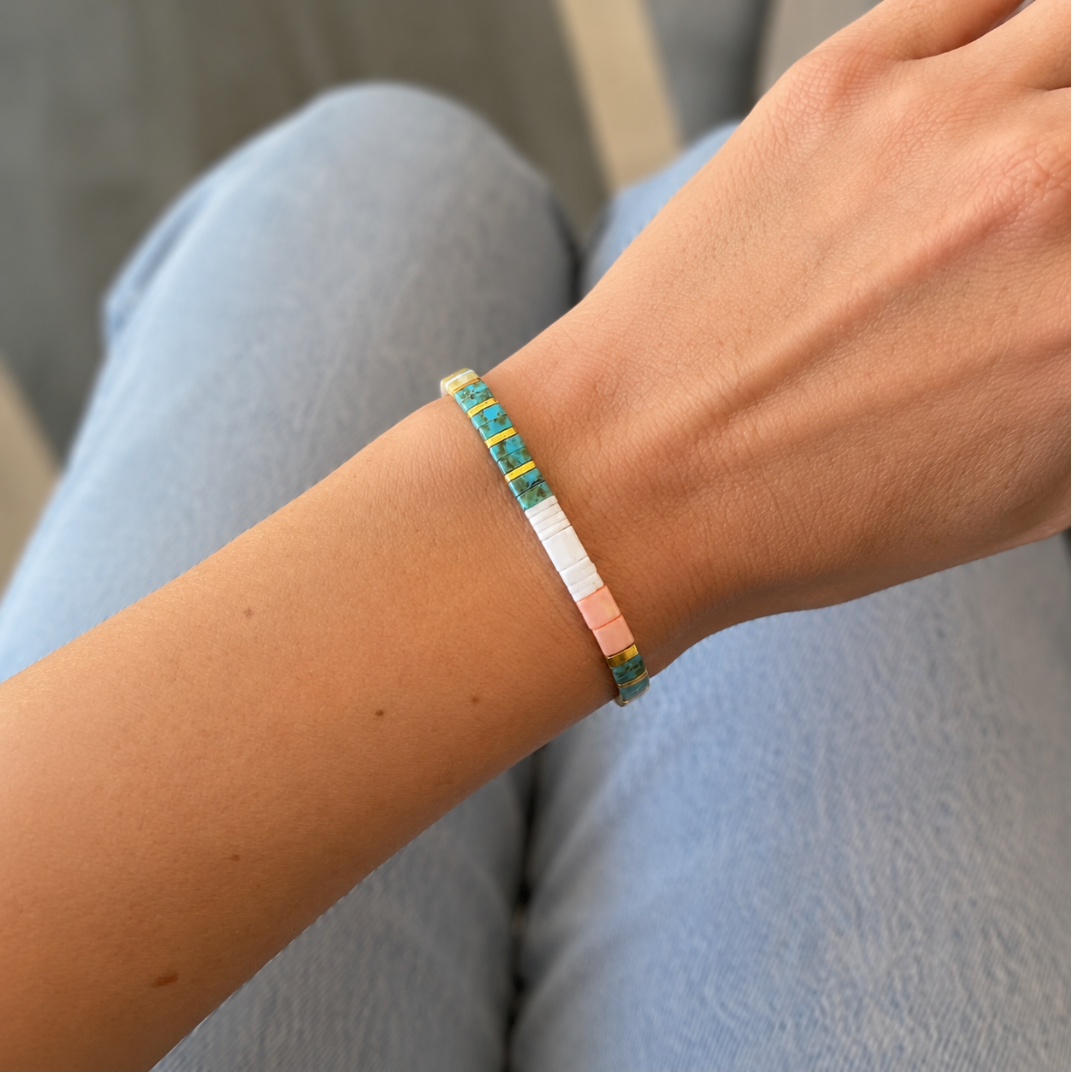 Riviera Tile-Perlenarmband
