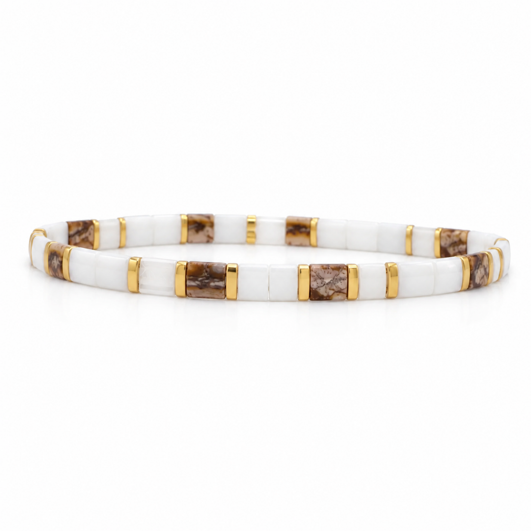 Serene Tile-Perlenarmband