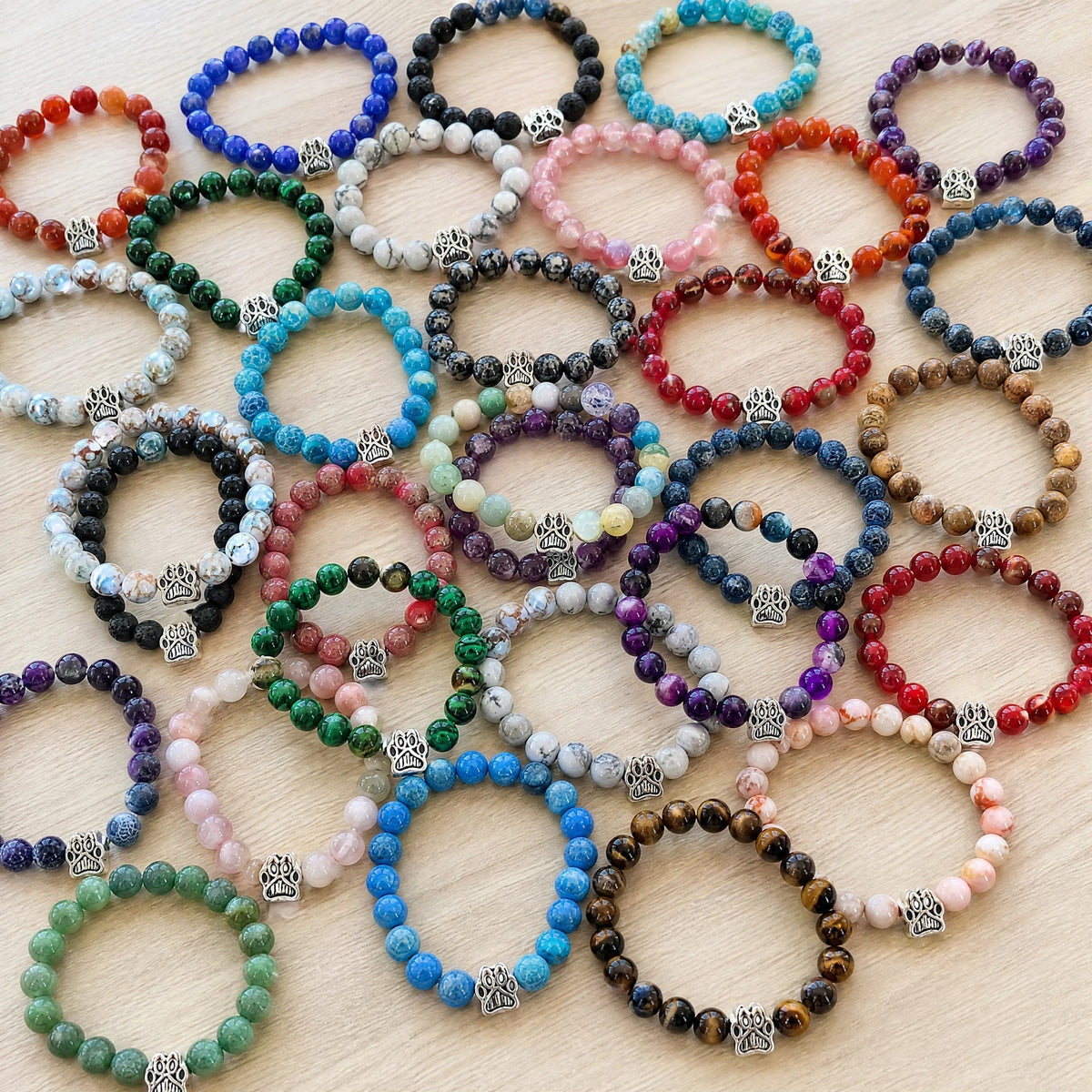 Die gesamte Kollektion (Set mit 38 Original-Armbänder)